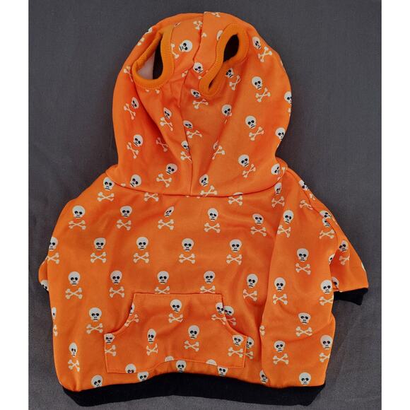 Hyde‎ and Eek Halloween Skull Pet Cropped Hoodie XL New - Picture 1 of 6